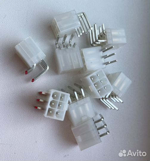 Разъем 6 пин на асик S9/T9+ (угловой)