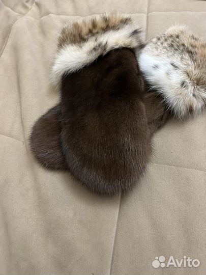 Норковые варежки