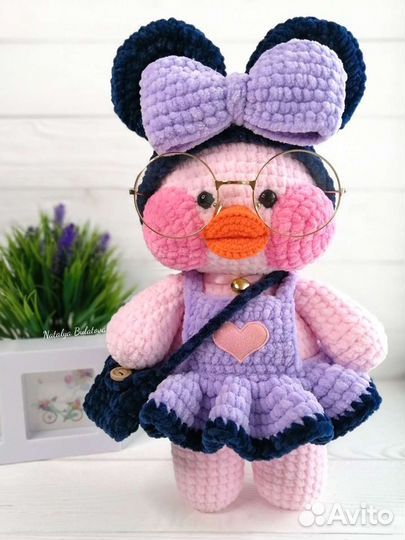 Уточка лалафанфан вязаная