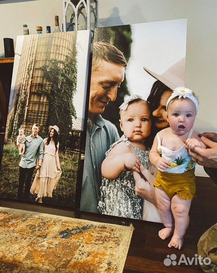 Портрет на холсте по фото в Саскылахе