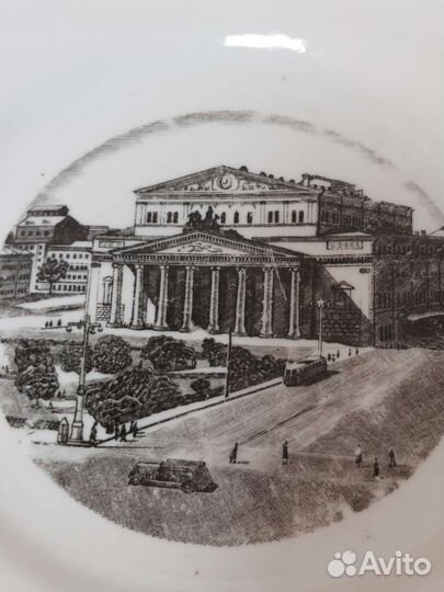Старинная тарелка. Большой театр