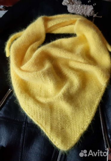 Бактус, платок, косынка из пуха норки