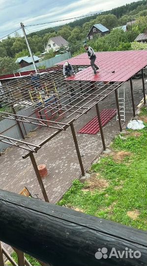 Навес 10 на 10 метров