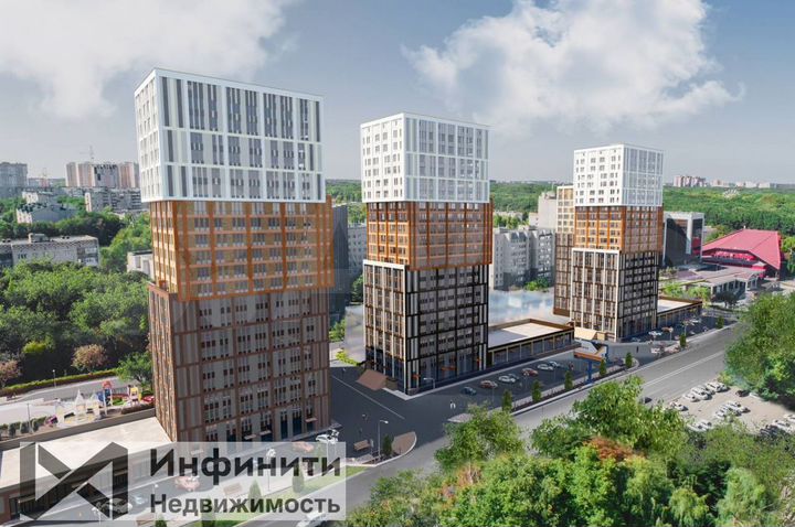 3-к. квартира, 95 м², 10/21 эт.