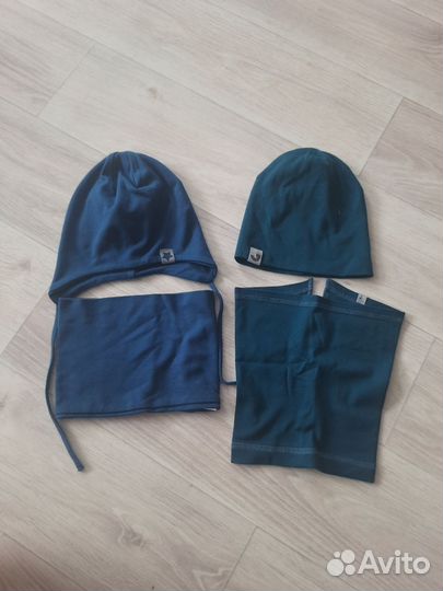 Комплект шапка и снуд для мальчика