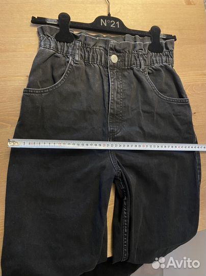Джинсы zara mom fit xs