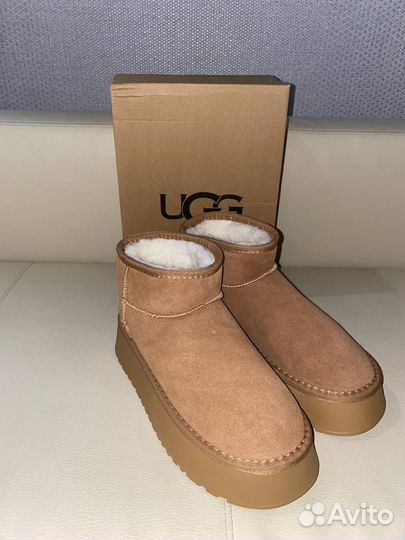 Женские UGG коричневого цвета