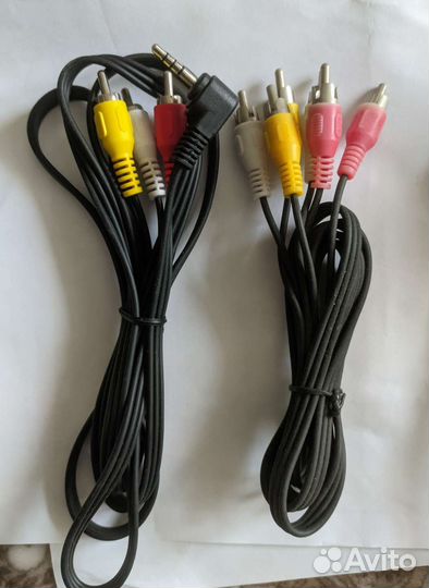 Шнур кабель тюльпан 3RCA аудио-видео