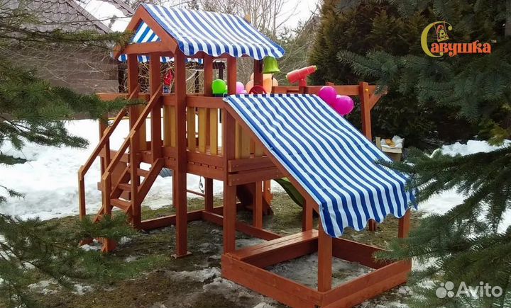 Игровая площадка для дачи Савушка Baby play 13