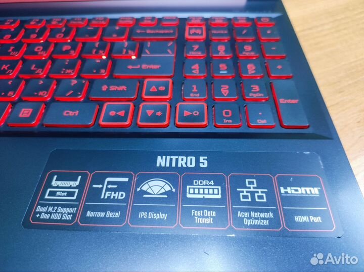 Игровой Acer Nitro Ryzen 5/GTX 1650/16 озу/512 SSD
