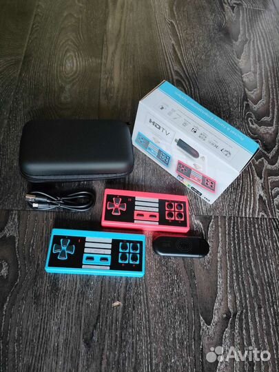 Беспроводная приставка денди hdmi (new) с кейсом