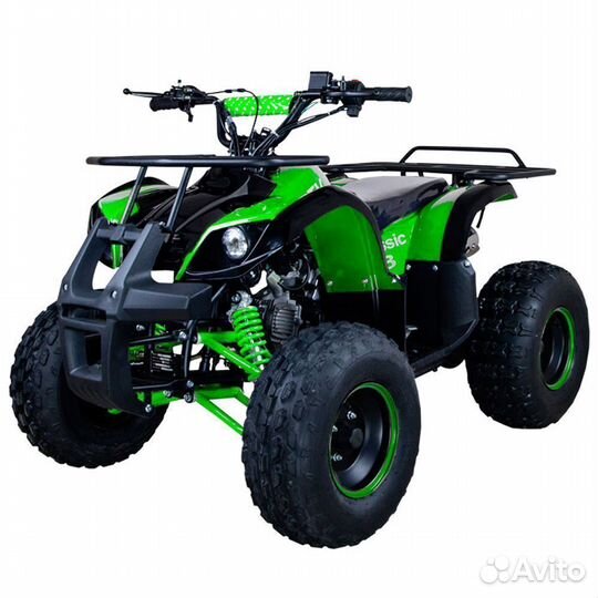 Квадроцикл ATV Classic 8 125 кубов Зеленый