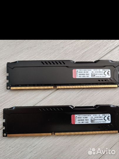 Оперативная память HyperX Fury DDR3 16 GB 1600 Мгц