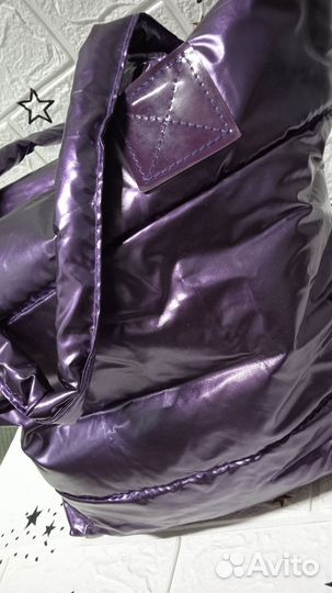 Сумка дутая болонь новая