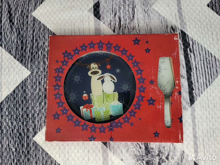 Набор для торта. Блюдо и лопатка