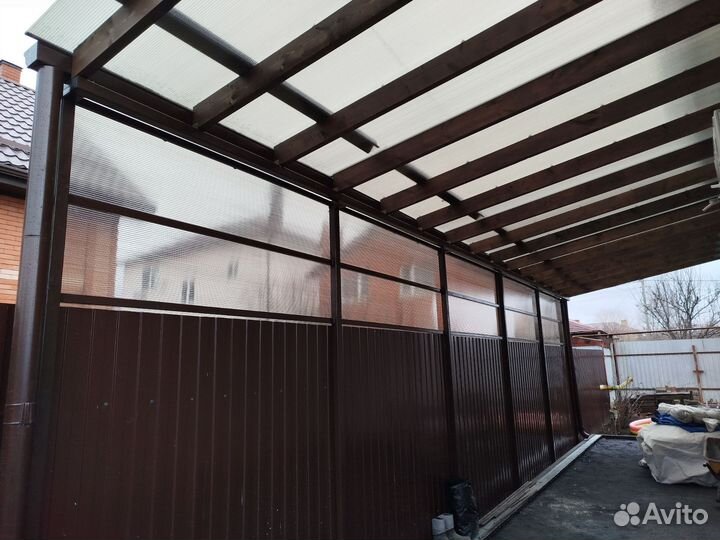 Навесы для автомобиля под ключ