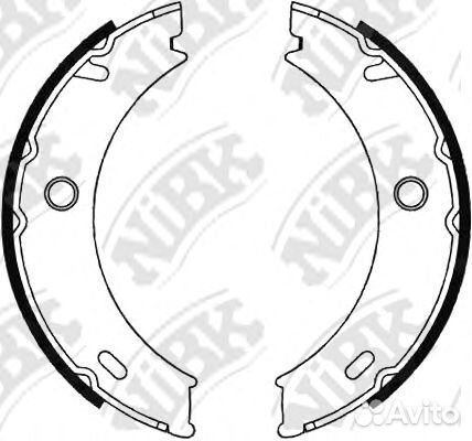 Колодки тормозные барабанные
