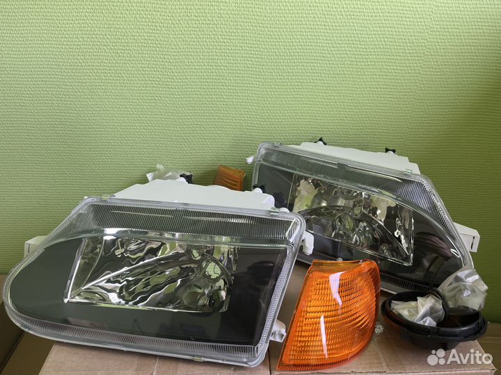 Фары 2114 черная маска / новые
