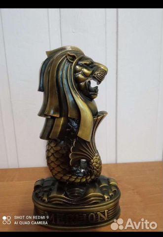 Статуэтка-копилка, Merlion, металл