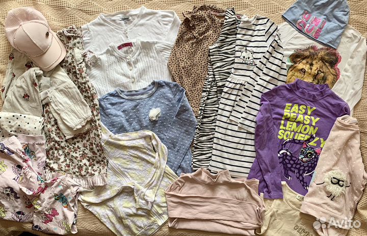 Одежда на девочку пакетом 122 128
