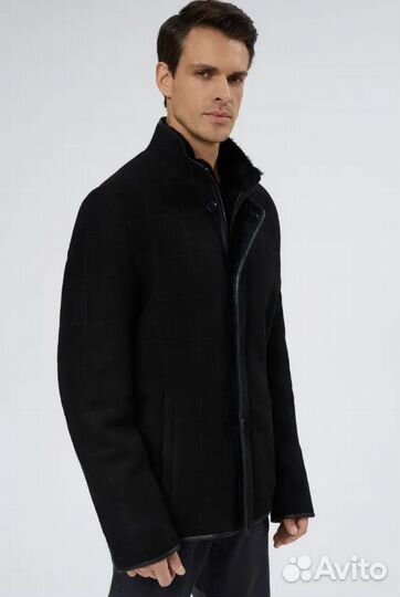 Короткая дубленка из овчины