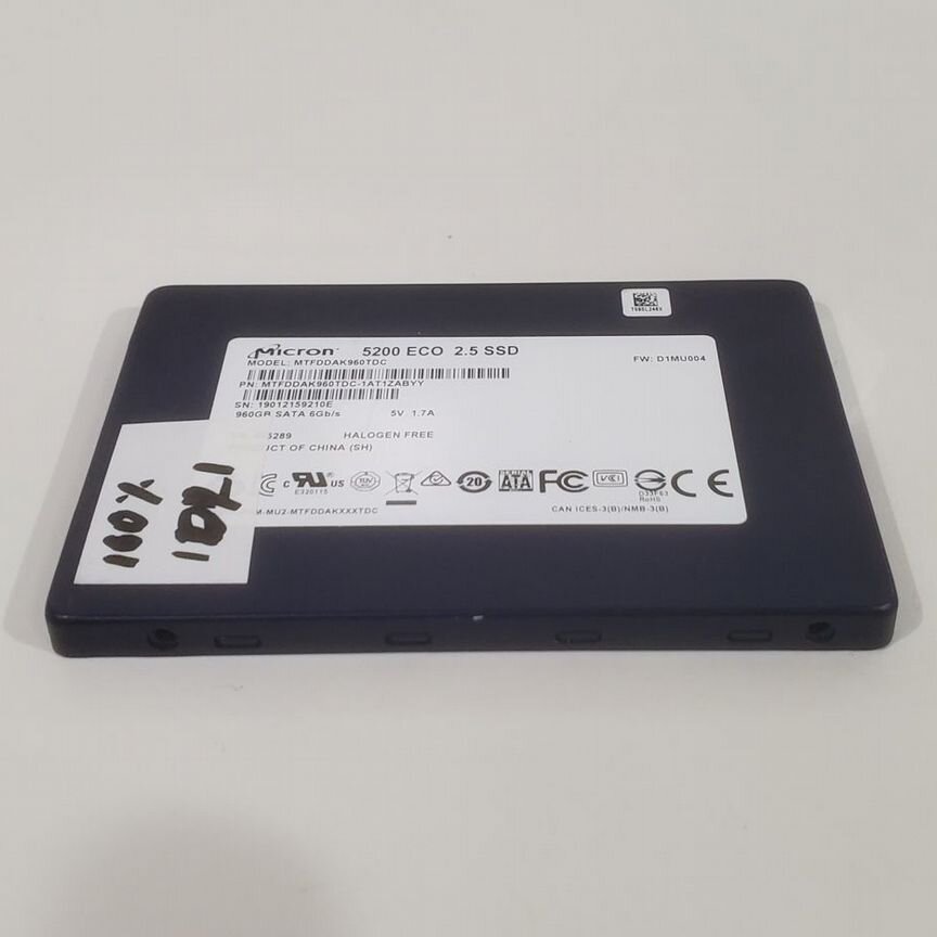 [MTFDDAK960TDC-1AT1ZABYY] Ssd Micron 5200 Eco 2.5 960gb Mtfddak960tdc-1at1zabyy