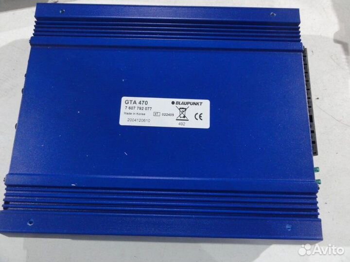 Усилитель 4-канальный Blaupunkt GTA 470 Все Все