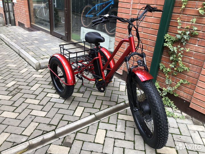 Электровелосипед новый трехколесный фэтбайк 26R