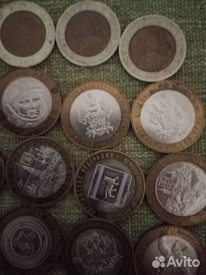 Коллекция 10 рублевых монет