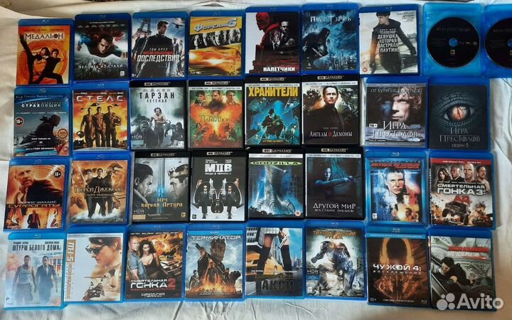 4K, UHD, Blu-Ray, HDR, 3D Фильмы Диски Кино