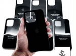 Чехол чёрный на iPhone 11 12 13 14 Pro/Max Силикон