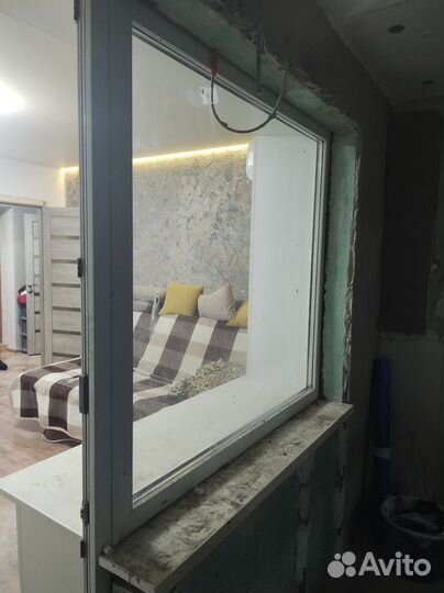 Балконная дверь с окном бу