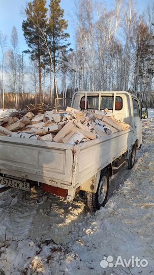 Дрова колотые сухие