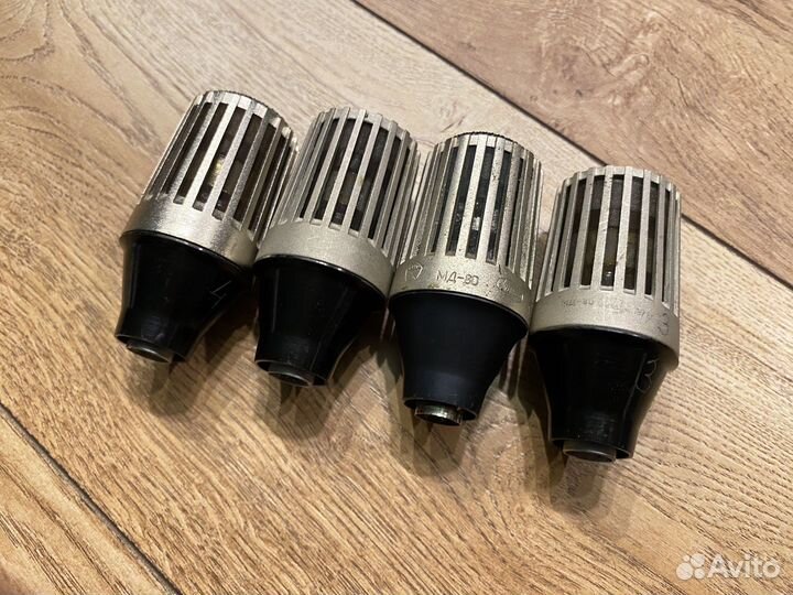 4 Винтажных Микрофона Октава мд-80 СССР