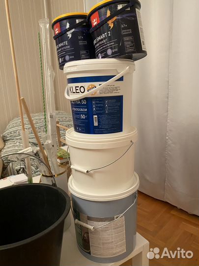 Строительные ведра бу