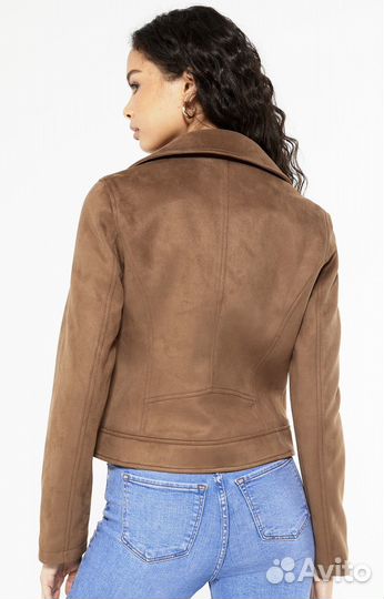 Куртка косуха Piazza Italia (коричневая M)