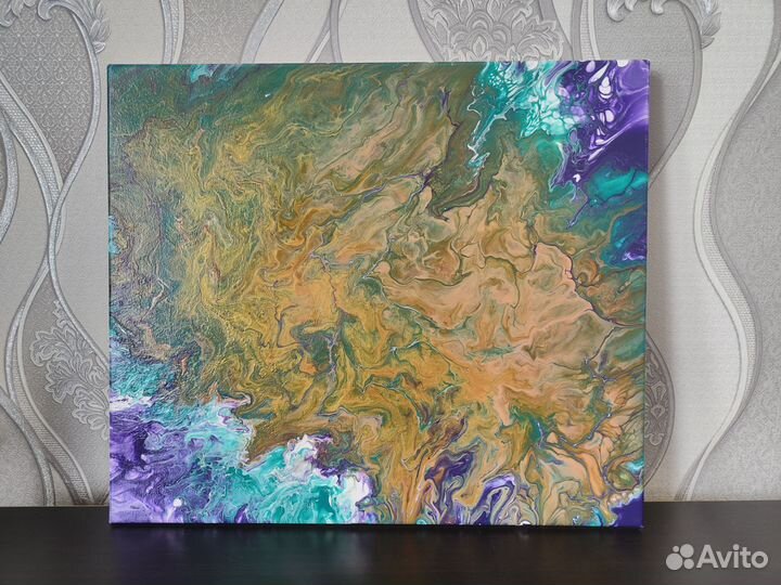 Абстрактная картина акрил