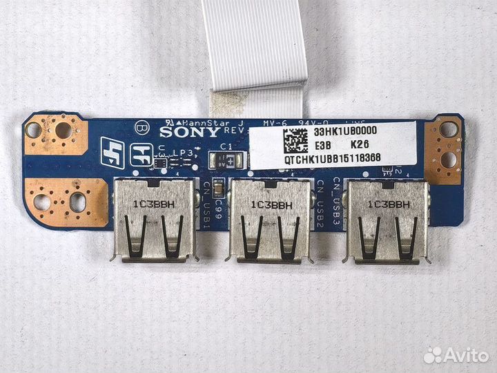 Плата USB ноутбука Sоny Vaio VPC-EJ