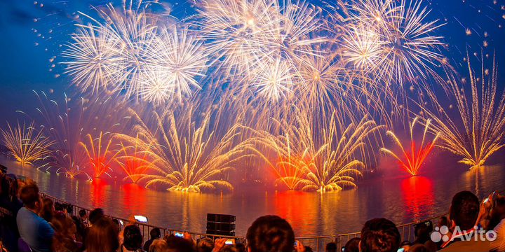 Фейерверк 200 залпов брызги шампанского салюты VIP