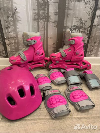 Роликовые коньки детские раздвижные Reaction