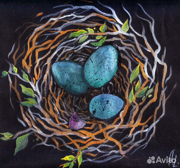 Картина акварель