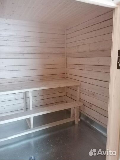 Баня из бруса наличии