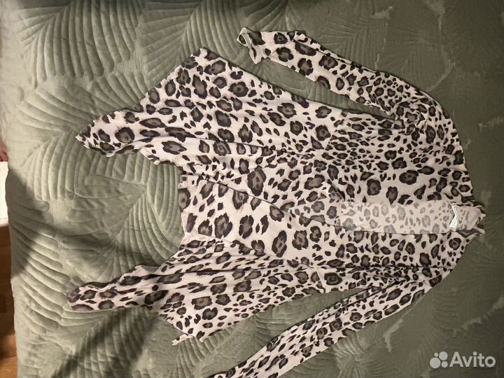 Кардиган с анималистичным принтом