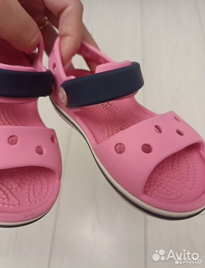 Crocs сабо, босоножки для девочки c7, 23р