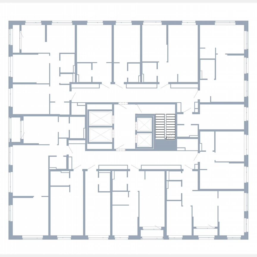 1-к. квартира, 43,1 м², 19/23 эт.