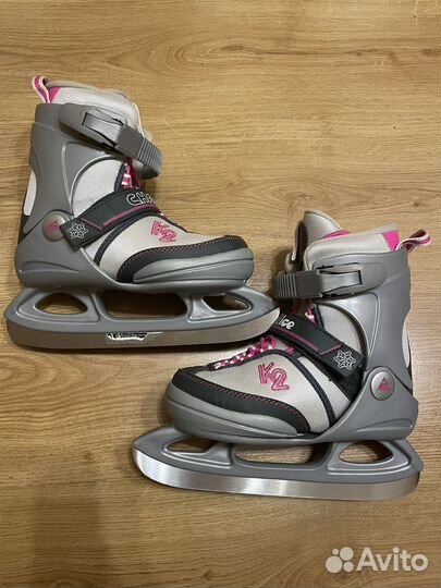 Коньки К2, детские раздвижные 32-37 размер