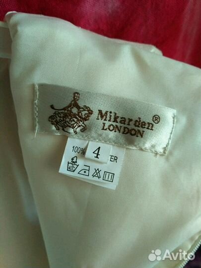 Платье нарядное на рост 104-110 (4-5 лет)