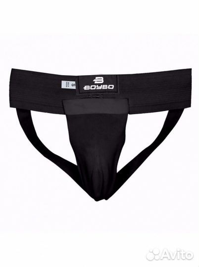 Защита паха BoyBo черный х/б (р. XXS)