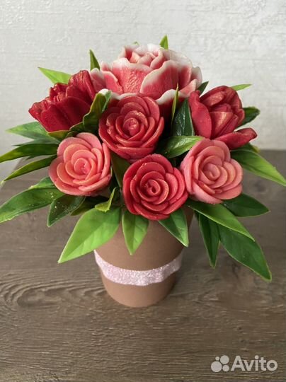 Мыло ручной работы букеты