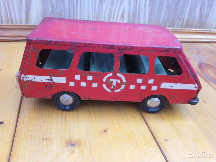 Игрушка автобус СССР такси